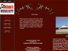 Tablet Screenshot of nelsonsmusiccity.com